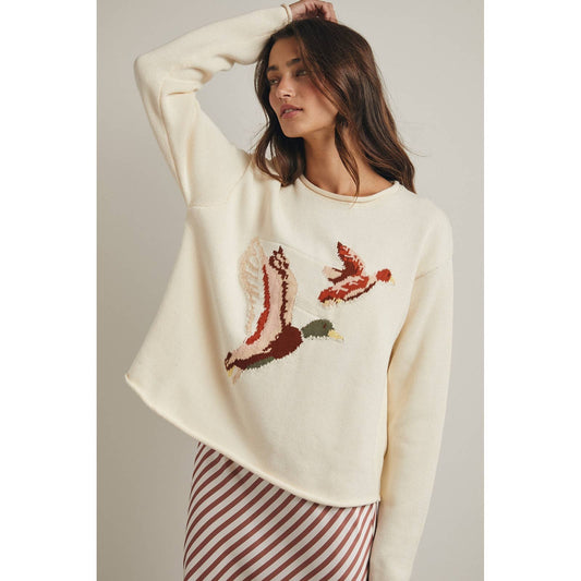 FLYING DUCK DUO KNIT SWEATER