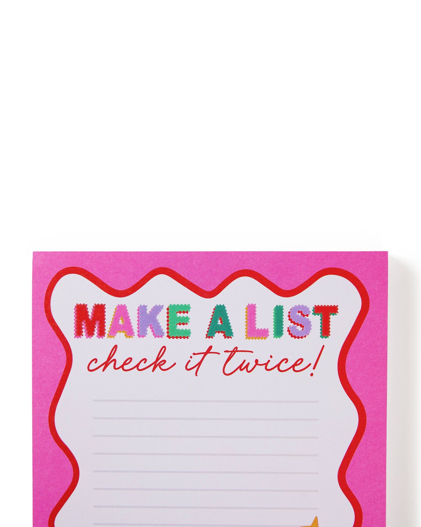 Make A List Jumbo Notepad