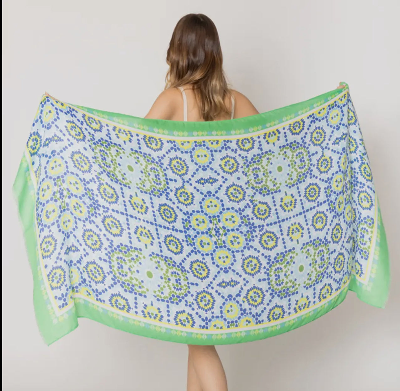 Floral Print Scarf