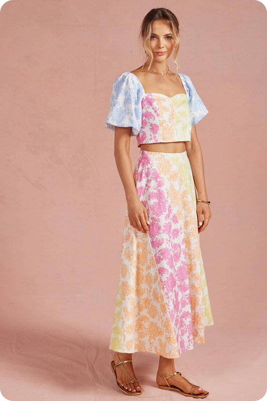 Botanical Garden Print Block Patchwork set