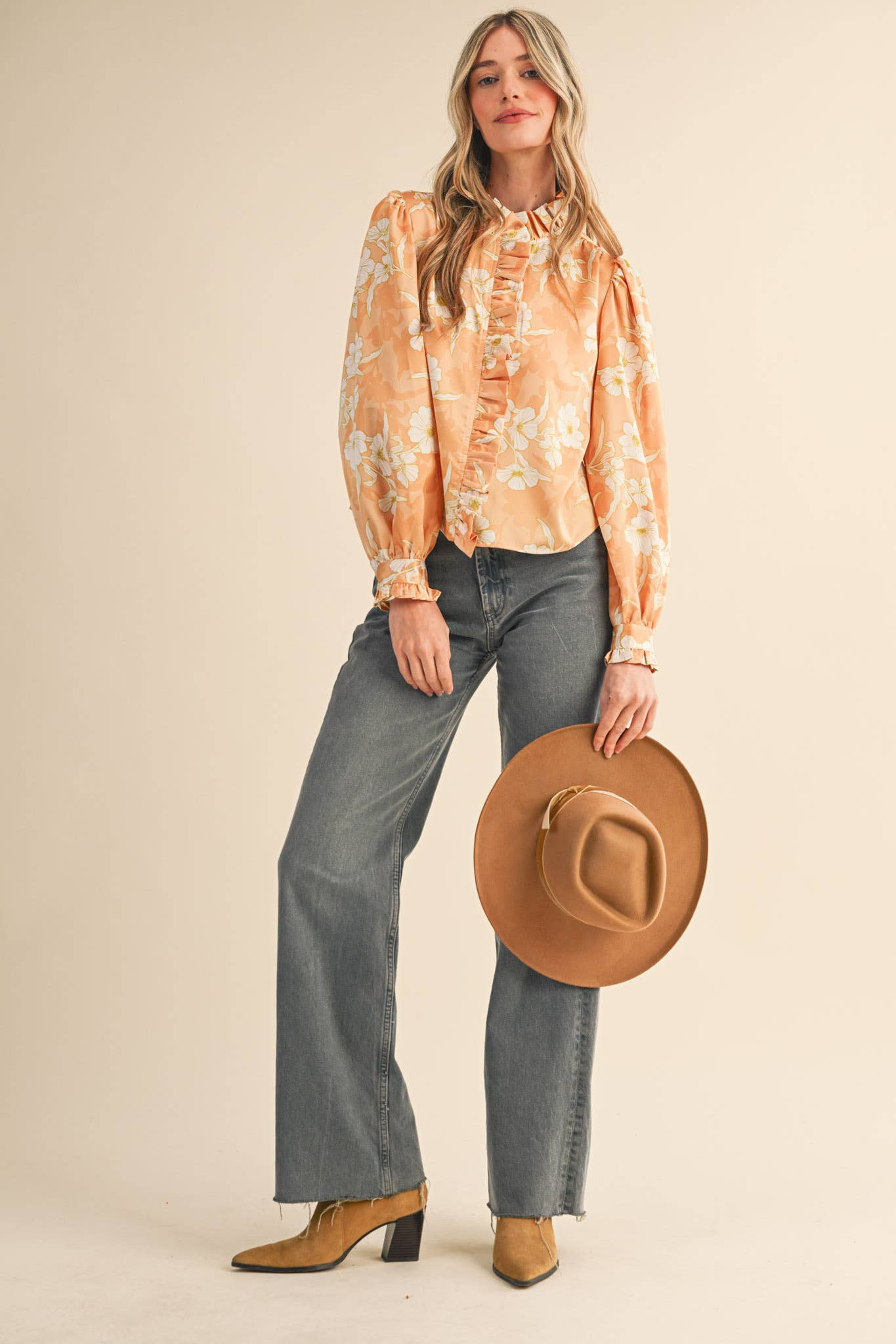 EXCLUSIVE FLORAL PRINT Top