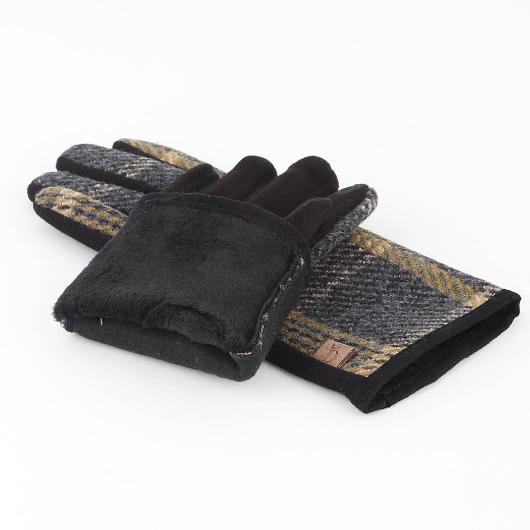Cotton Plaid Gloves