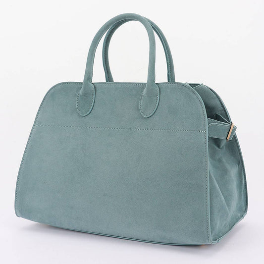 Faux Suede Tote Bag