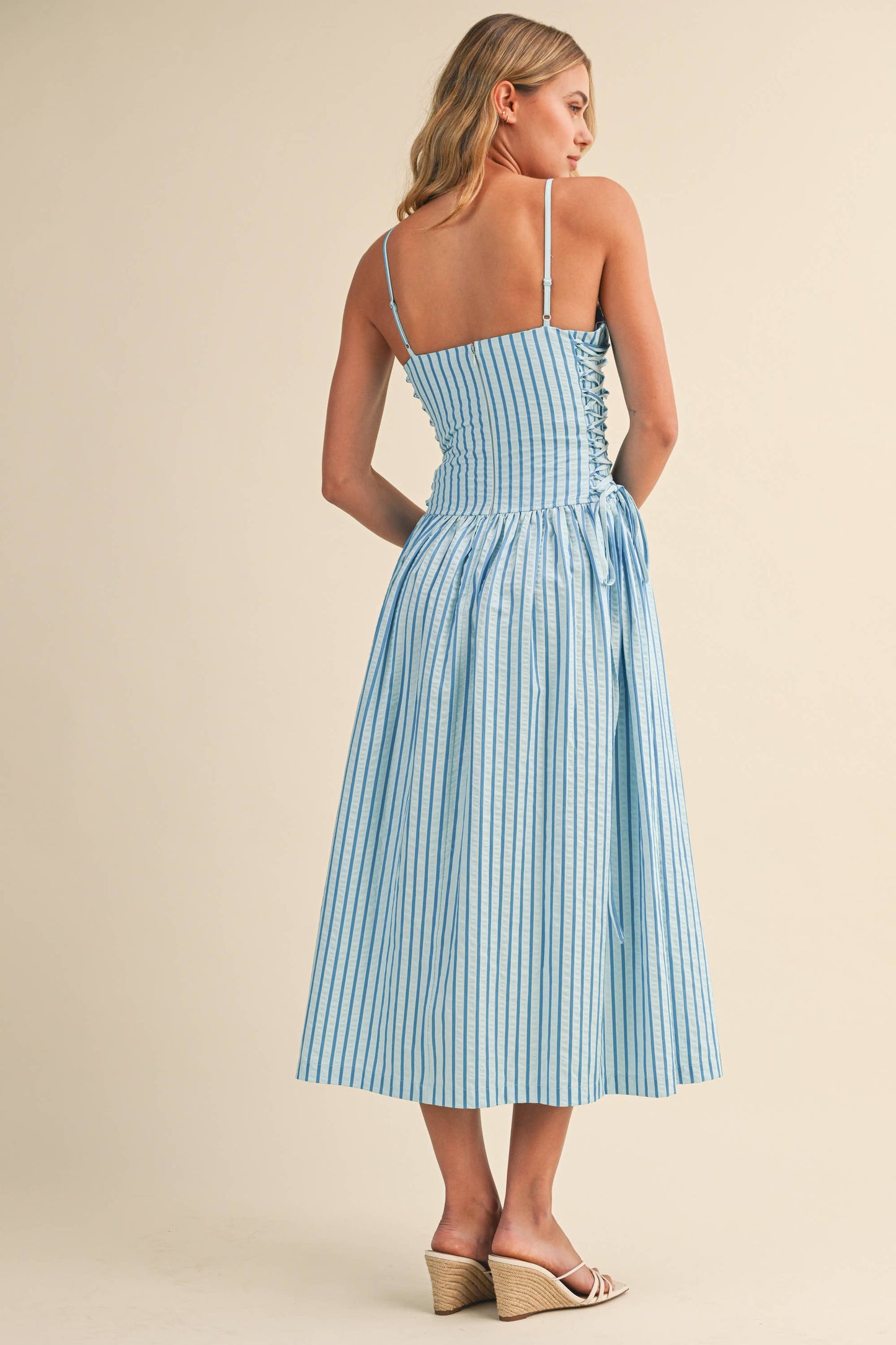 Lace Up Midi