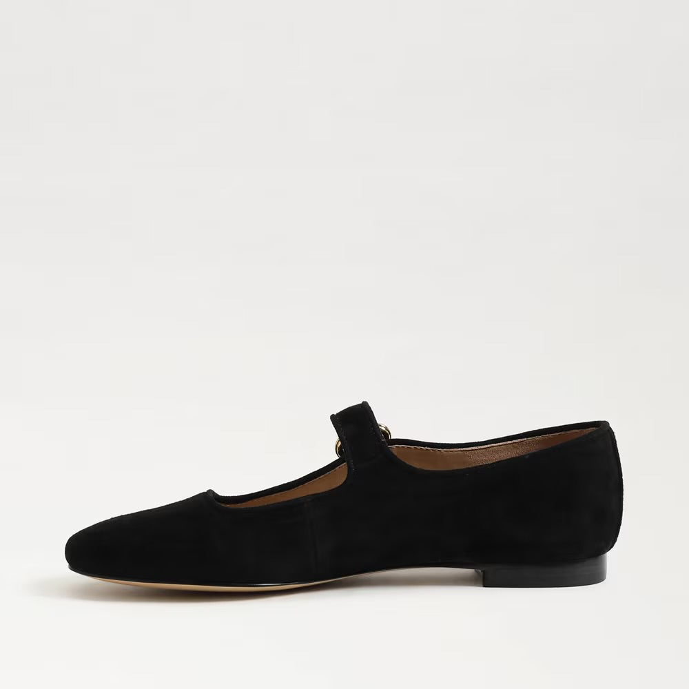 Michaela Black Suede Mary Jane