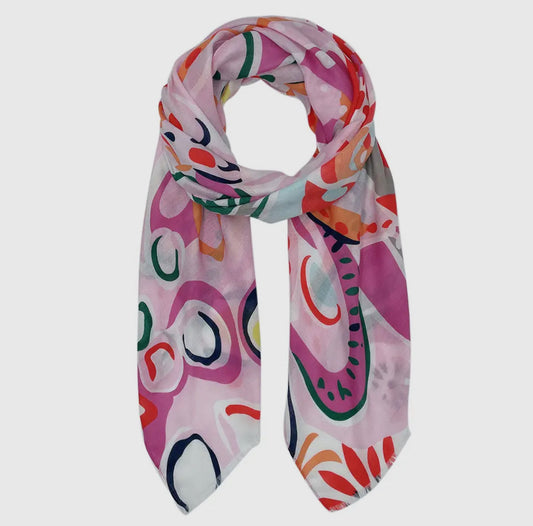 Floral Print Scarf