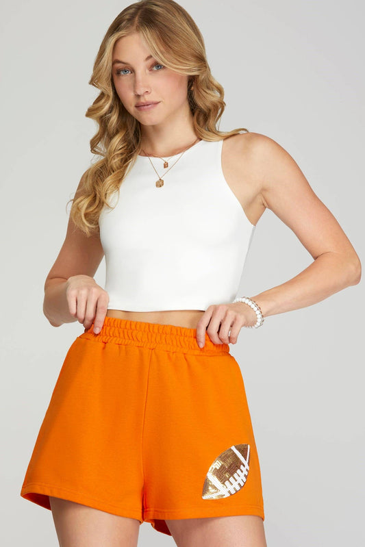 Game Day Football Patch Shorts