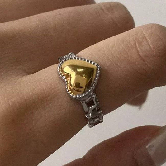 18K STAINLESS STEEL TARNISH FREE  RING