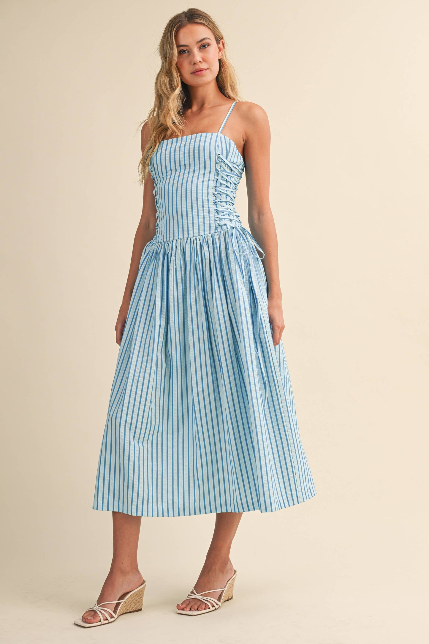 Lace Up Midi