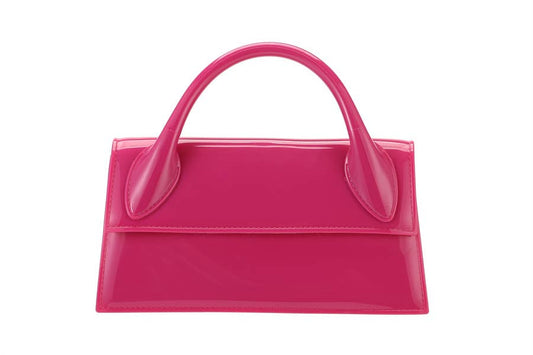 Ladies Jelly Bag Top Handle Clutch Handbag