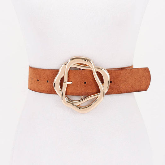 Unique Twisted Buckle Belt