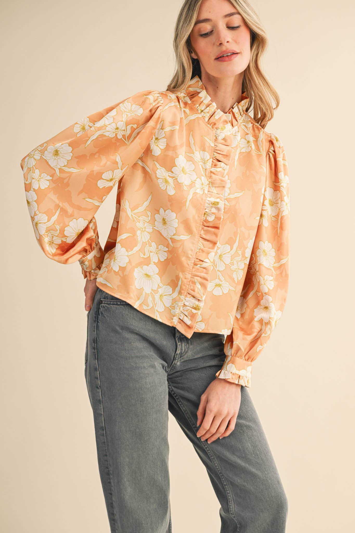 EXCLUSIVE FLORAL PRINT Top