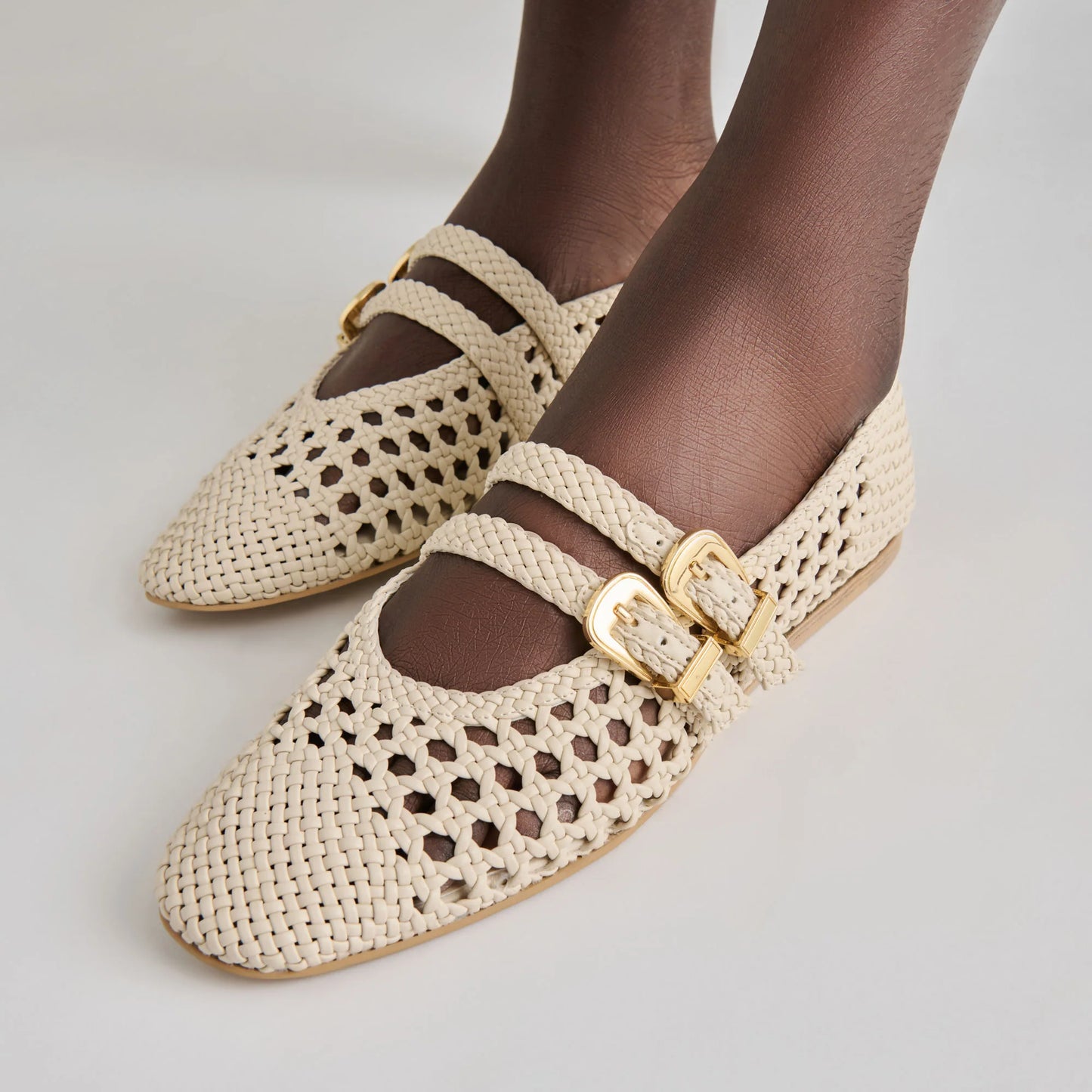 Baylee Woven Mary Jane Flat
