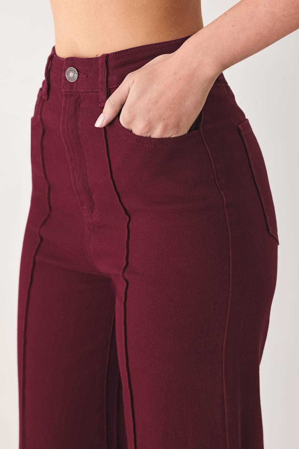 A washed twill jacket and pants set