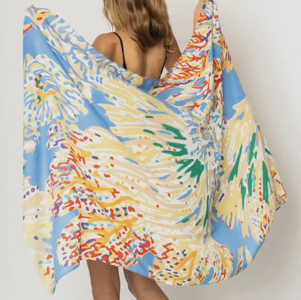 Floral Print Scarf