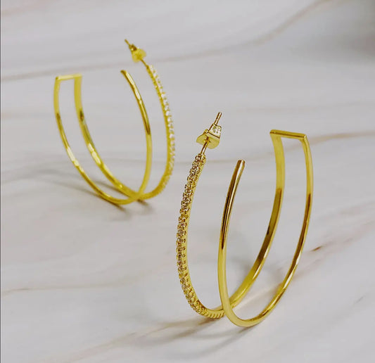 Doubled open hoops