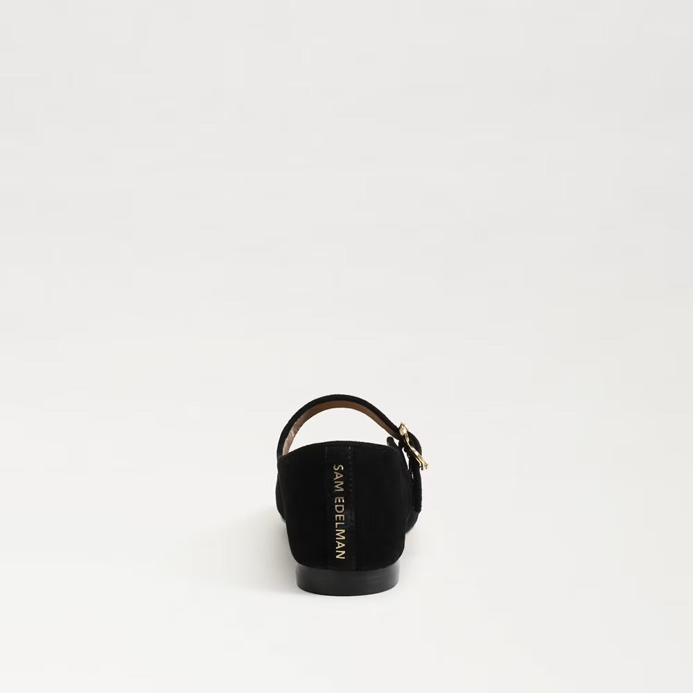 Michaela Black Suede Mary Jane