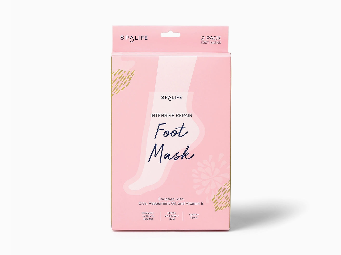 Foot mask cica, peppermint oil and Vitamin E
