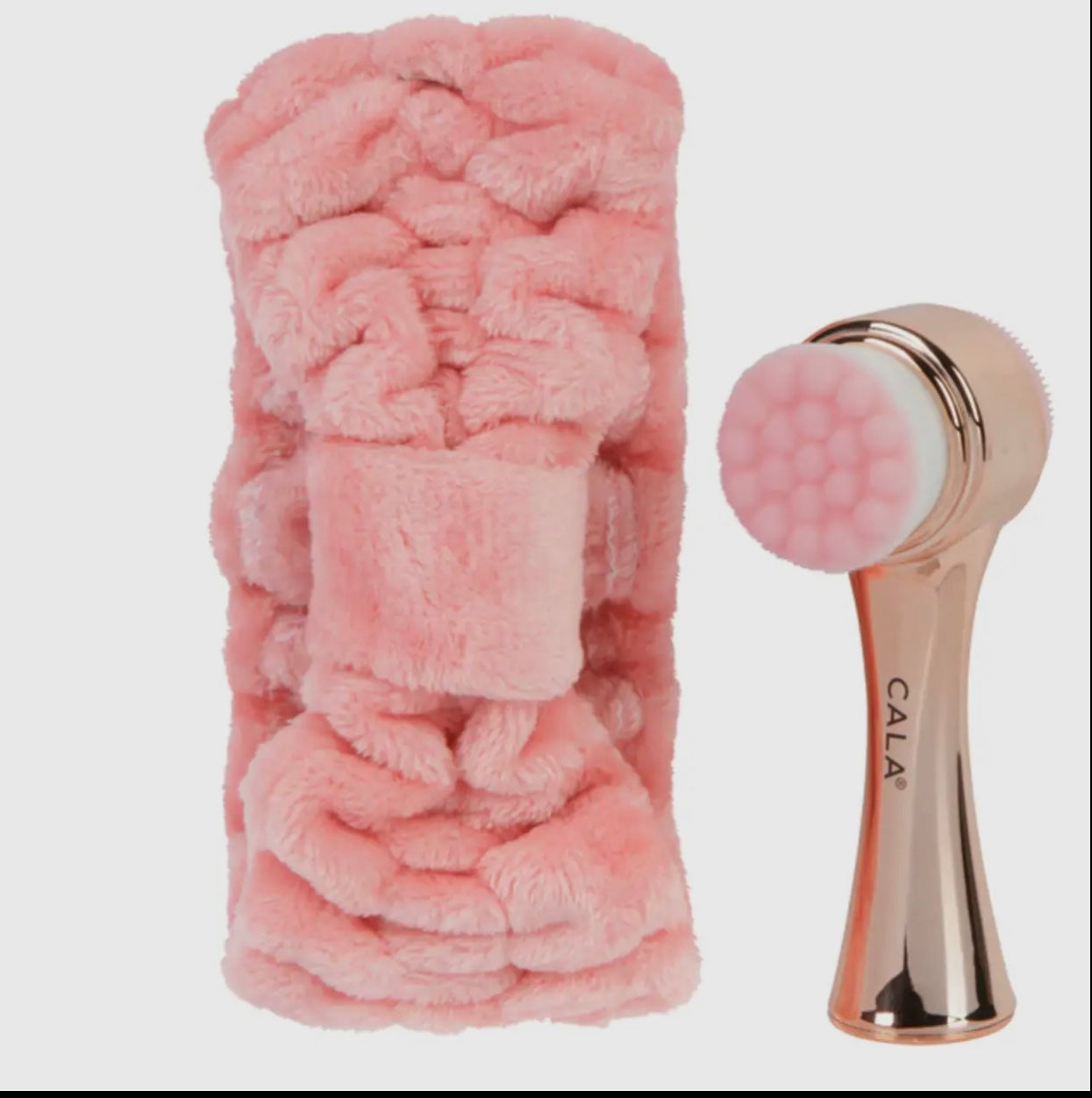 Facial Brush and Headband Set (pink)