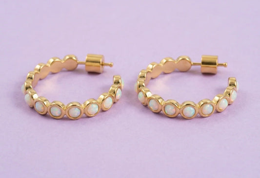 Mabel Opal Hoops