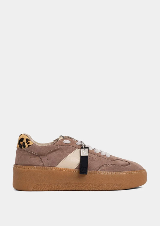 Stacey taupe suede