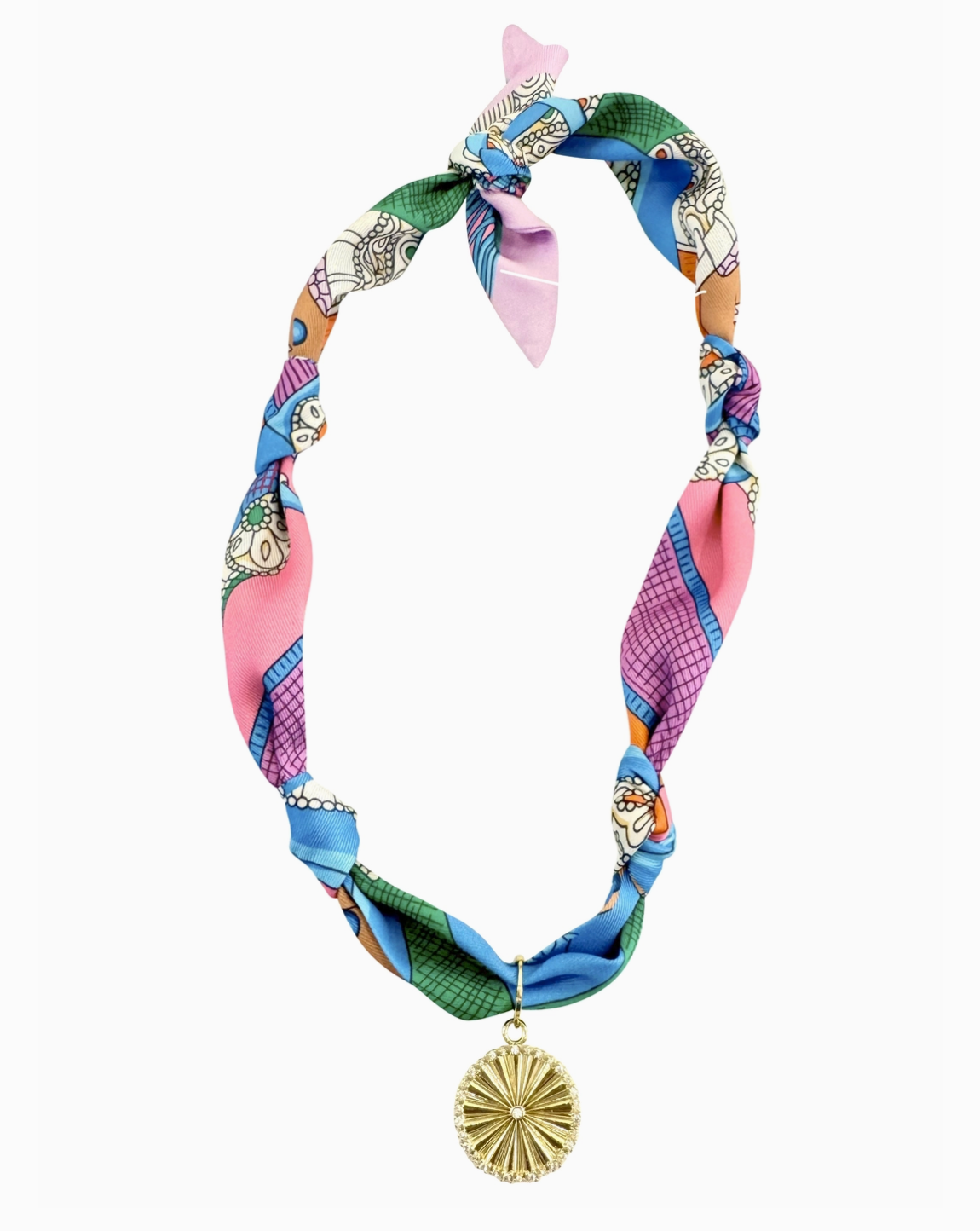 Scarf Charm Necklace