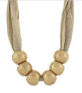 Big Beaded Bandana Necklace