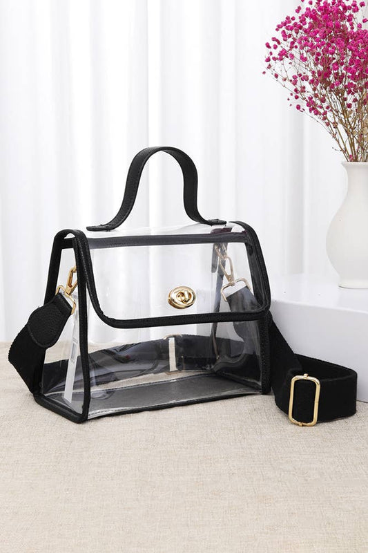 Clear Crossbody Hand Bag