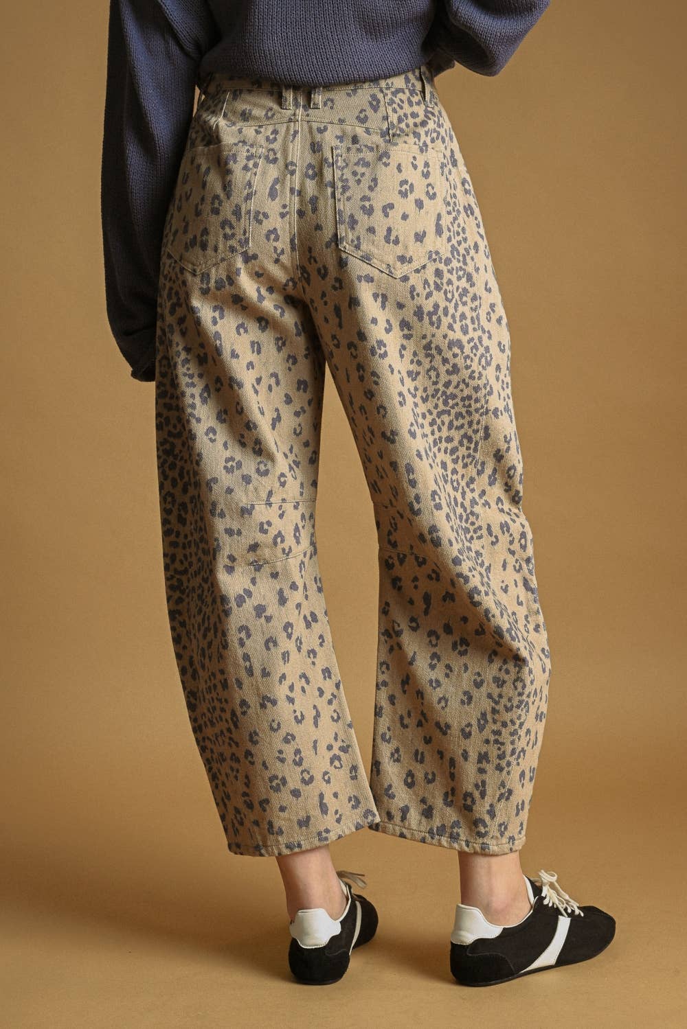 CHEETAH BARREL PANTS