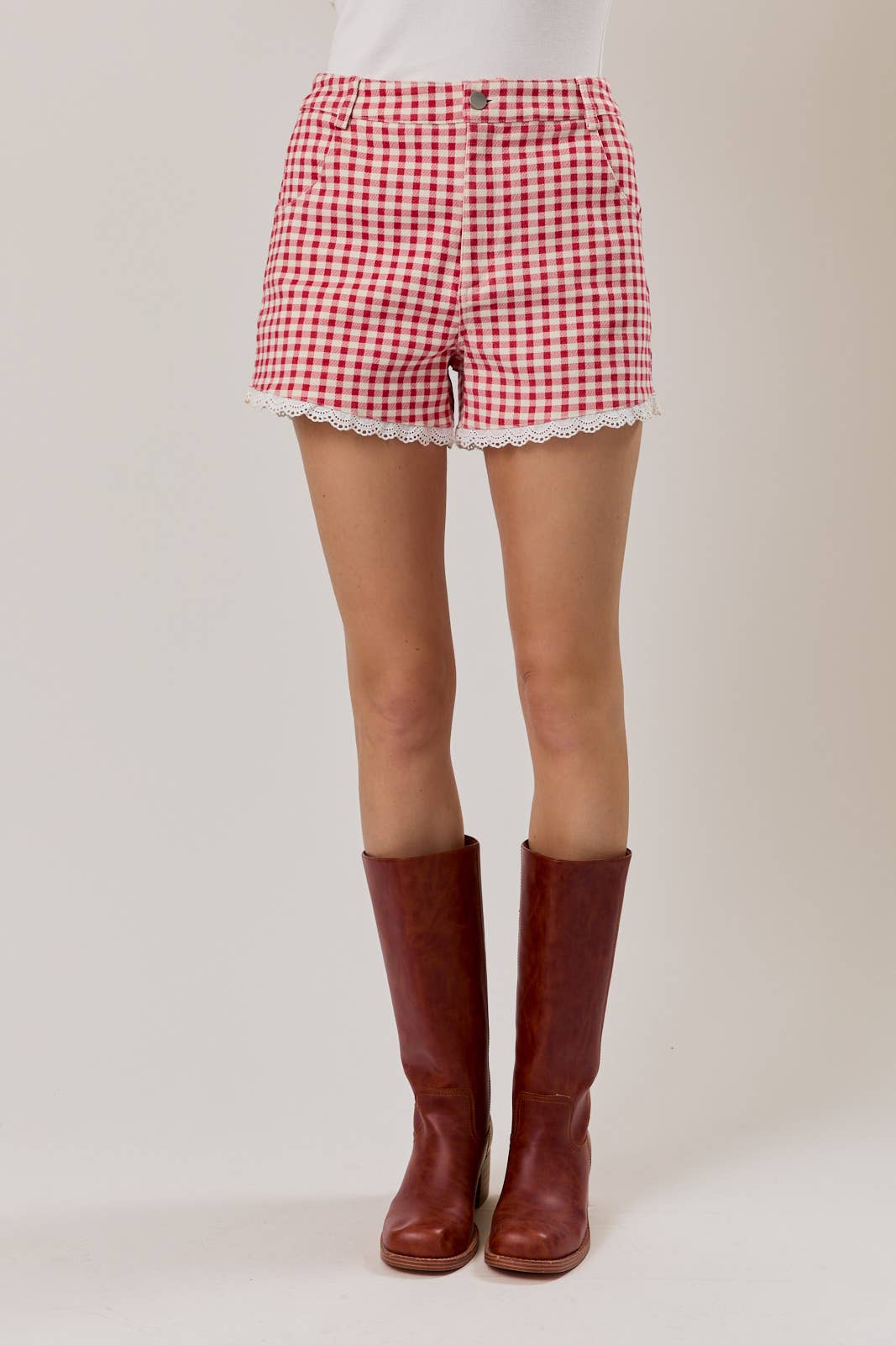 GINGHAM SHORTS
