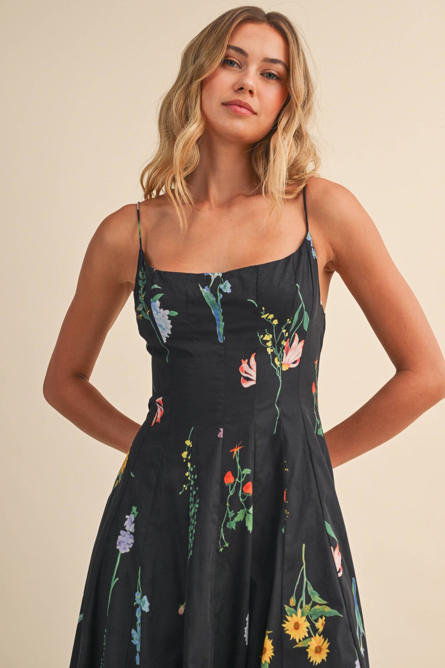 FLORAL PRINTED Maxi