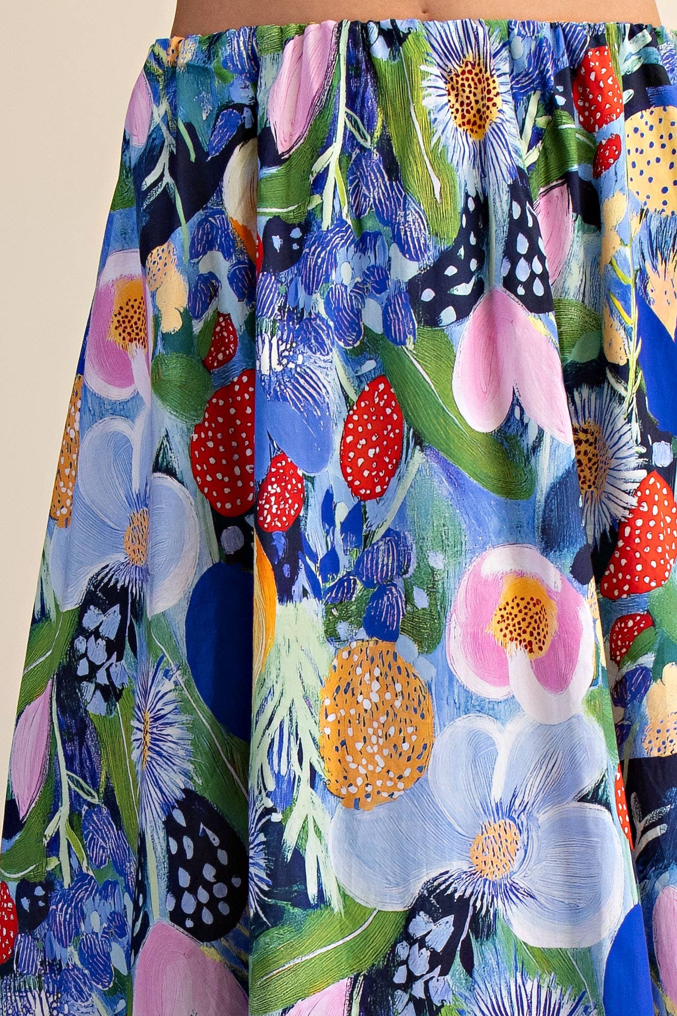 Floral Midi Skirt