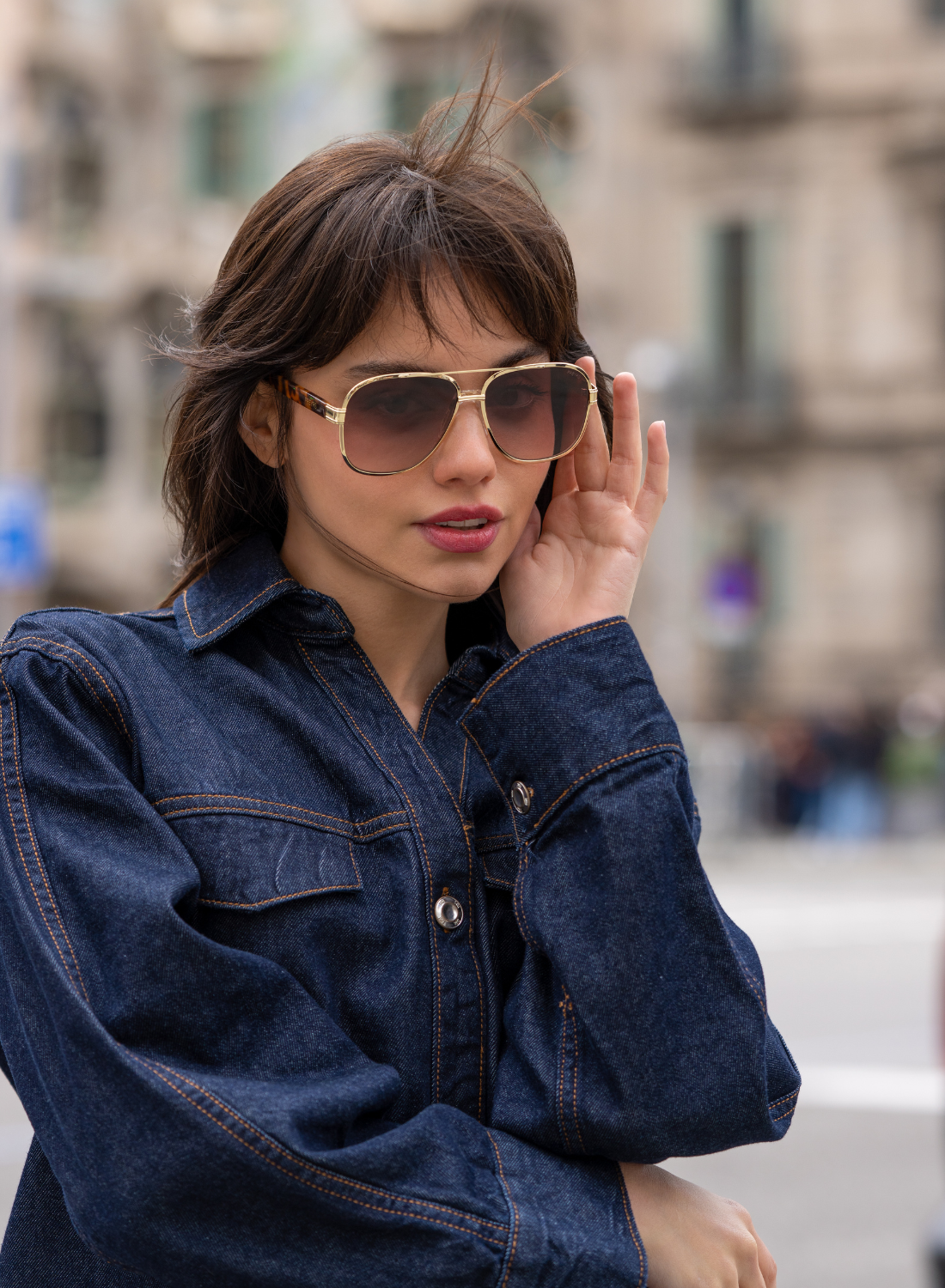 Carter Unisex Aviator Sunglasses
