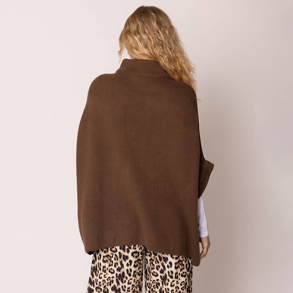 Solid Neck Button Cardigan