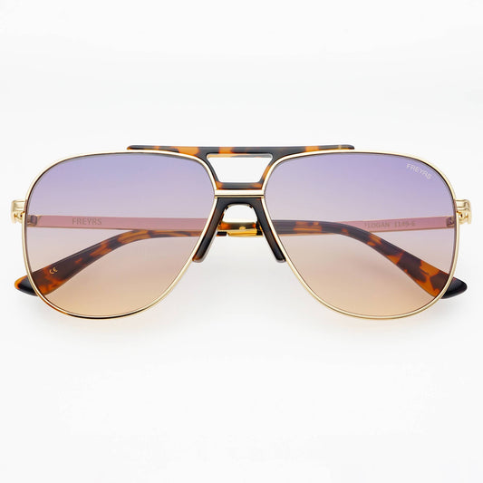 Logan Acetate Aviator Sunglasses