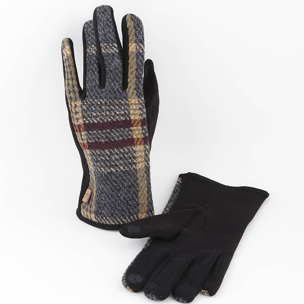 Cotton Plaid Gloves