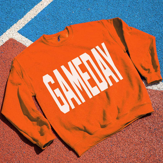 GAMEDAY Logo Print Fleece Sweatshirt