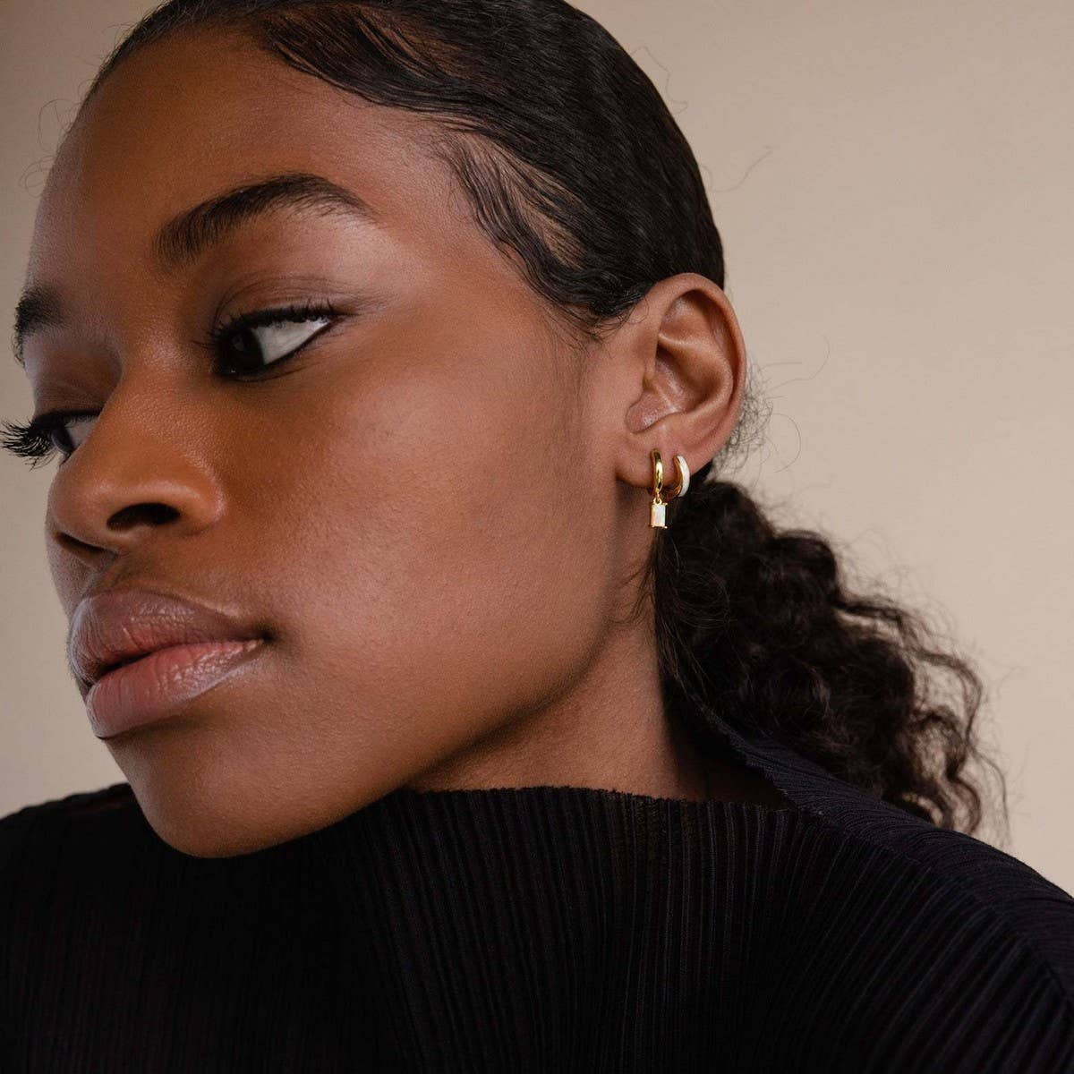 Geometric Hoop Earrings