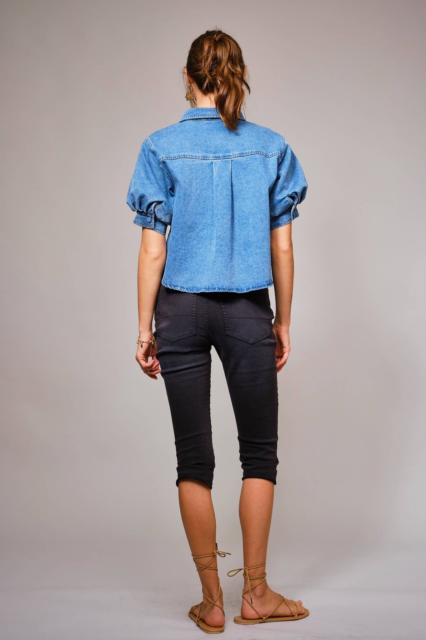 Puff Denim Shirt