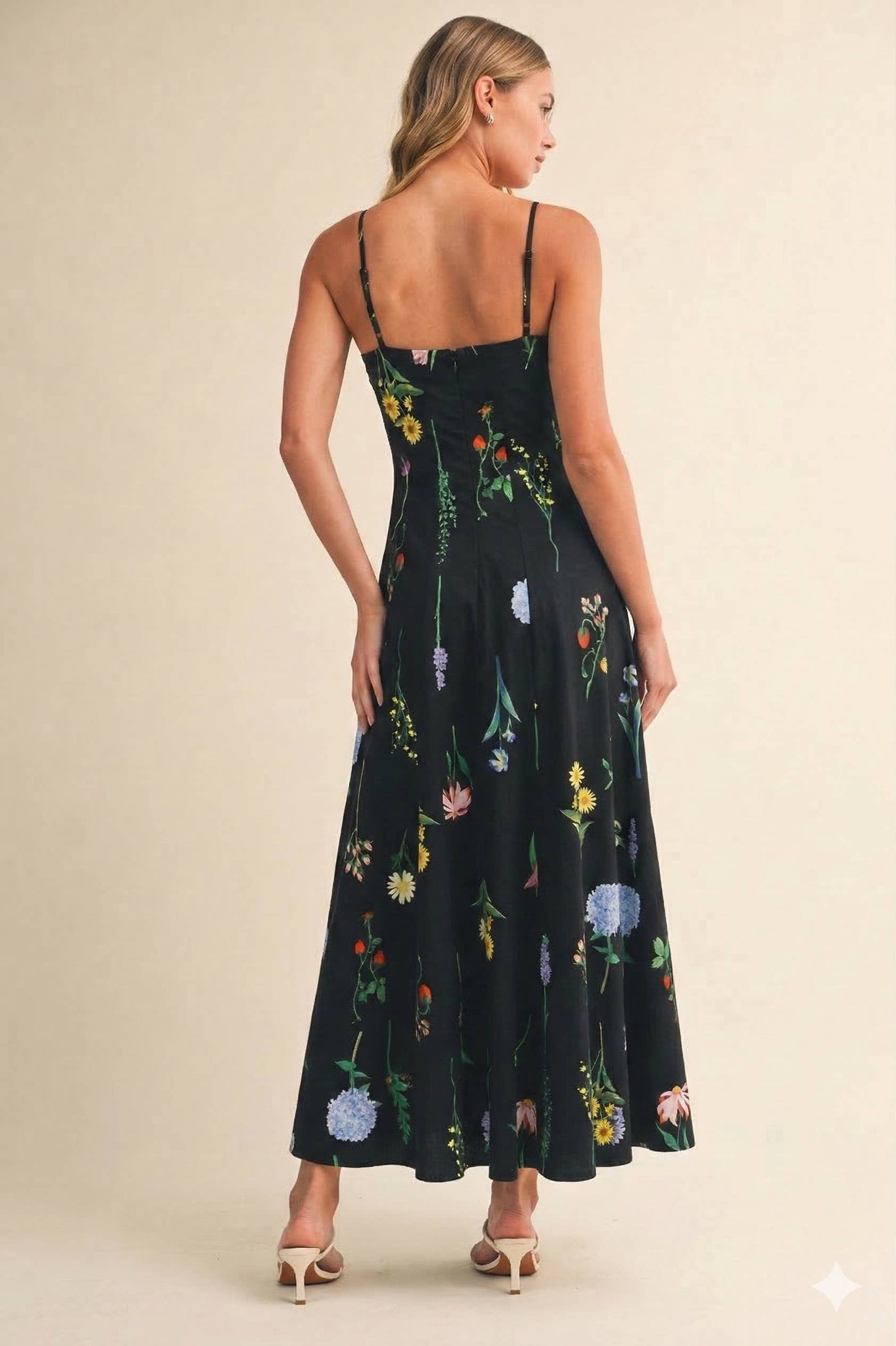 FLORAL PRINTED Maxi