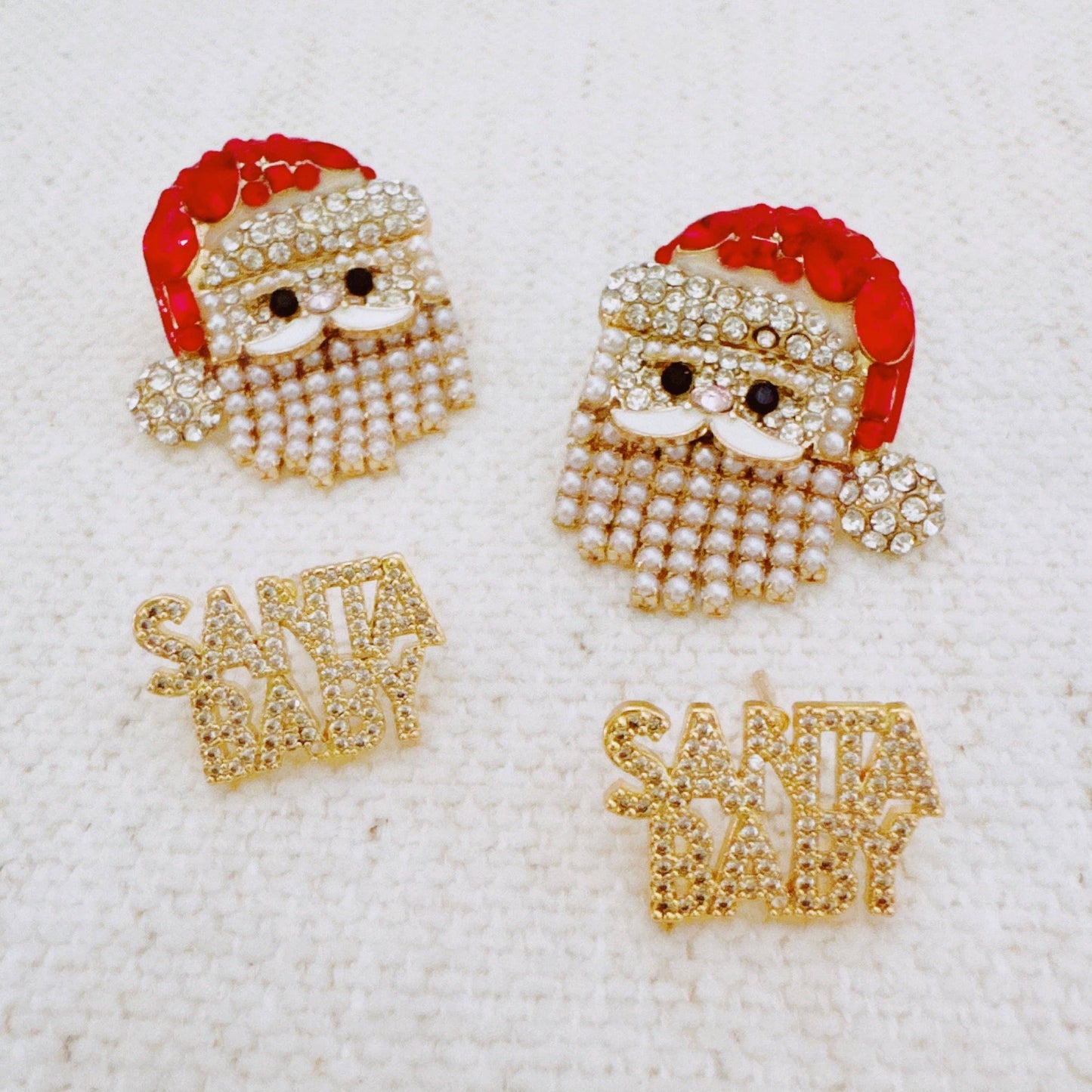 Santa Earrings